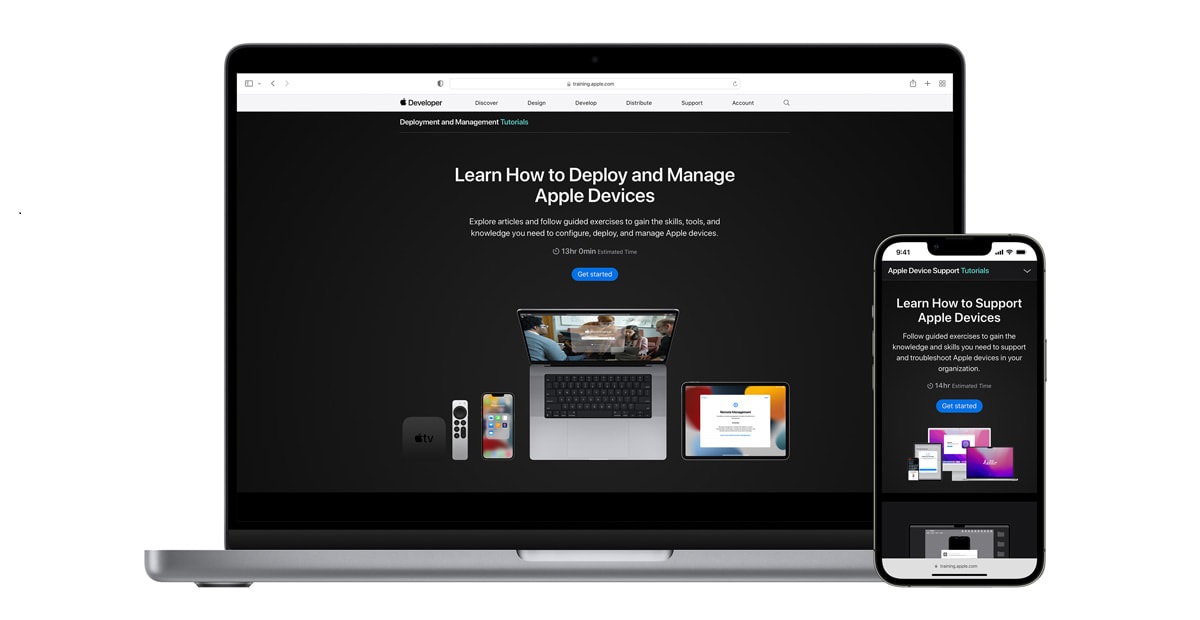 Apple's Professional training launched for device support & management