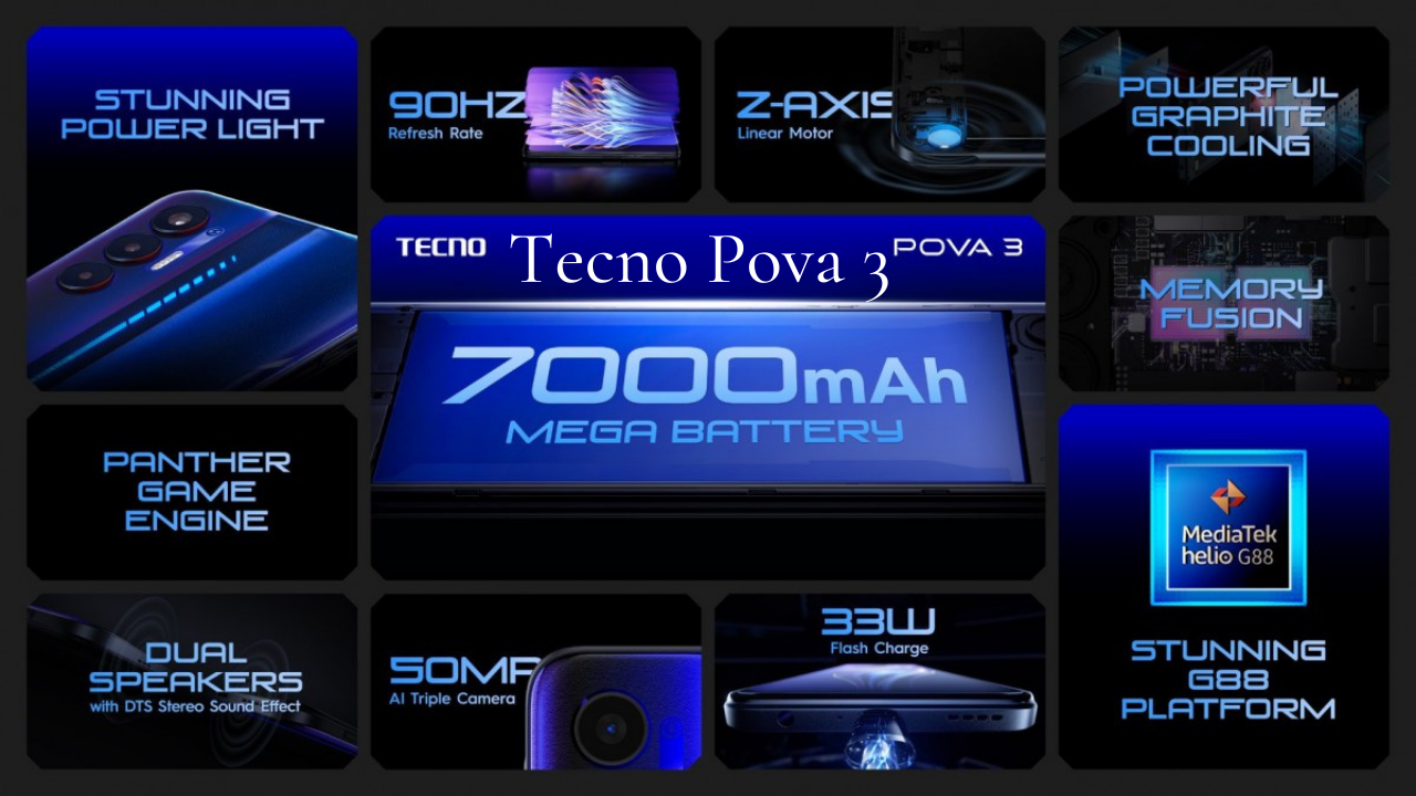 Tecno Pova 3 to be Launched with 90Hz LCD and 7,000 mAh Battery