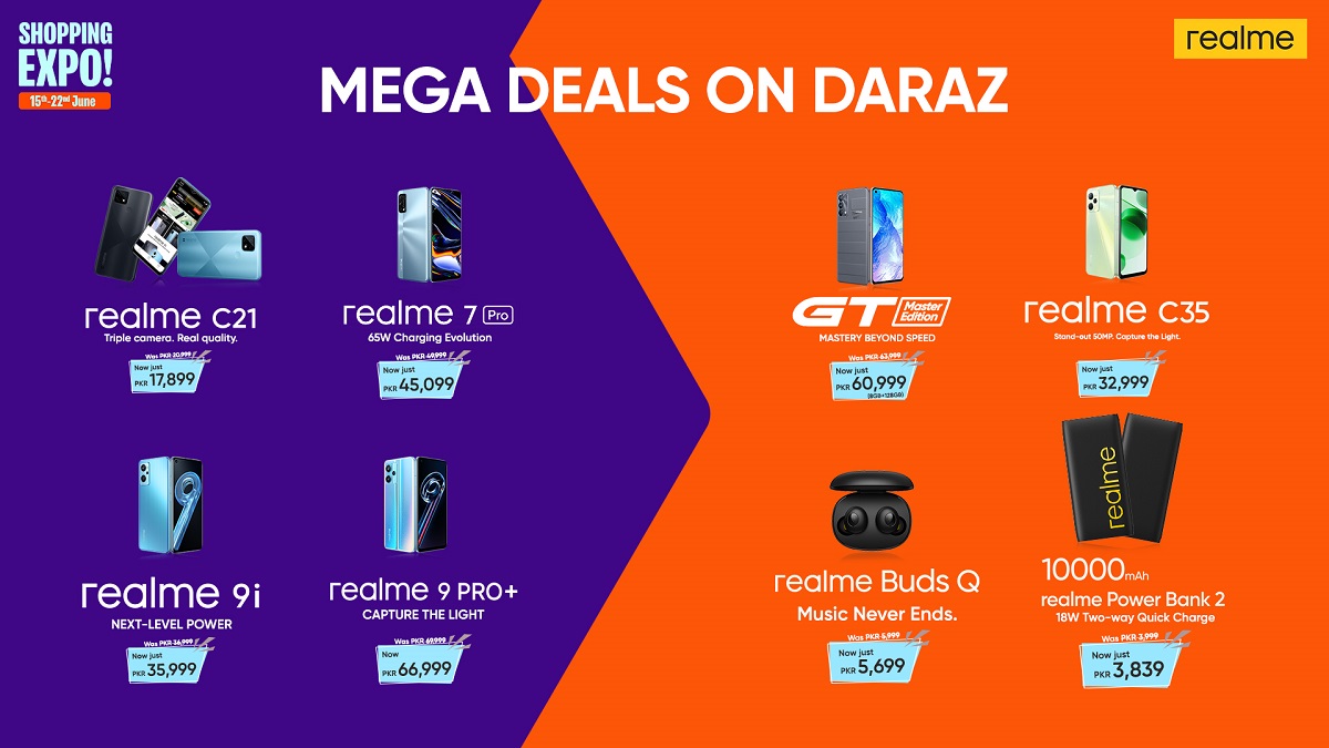 realme Products at the Daraz Shopping Expo