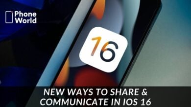 new ways to share and communicate in iOS 16