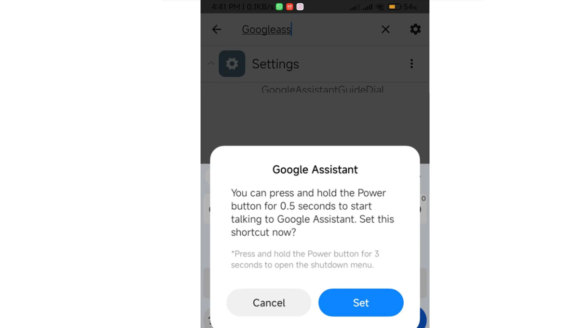 Google Assistant update