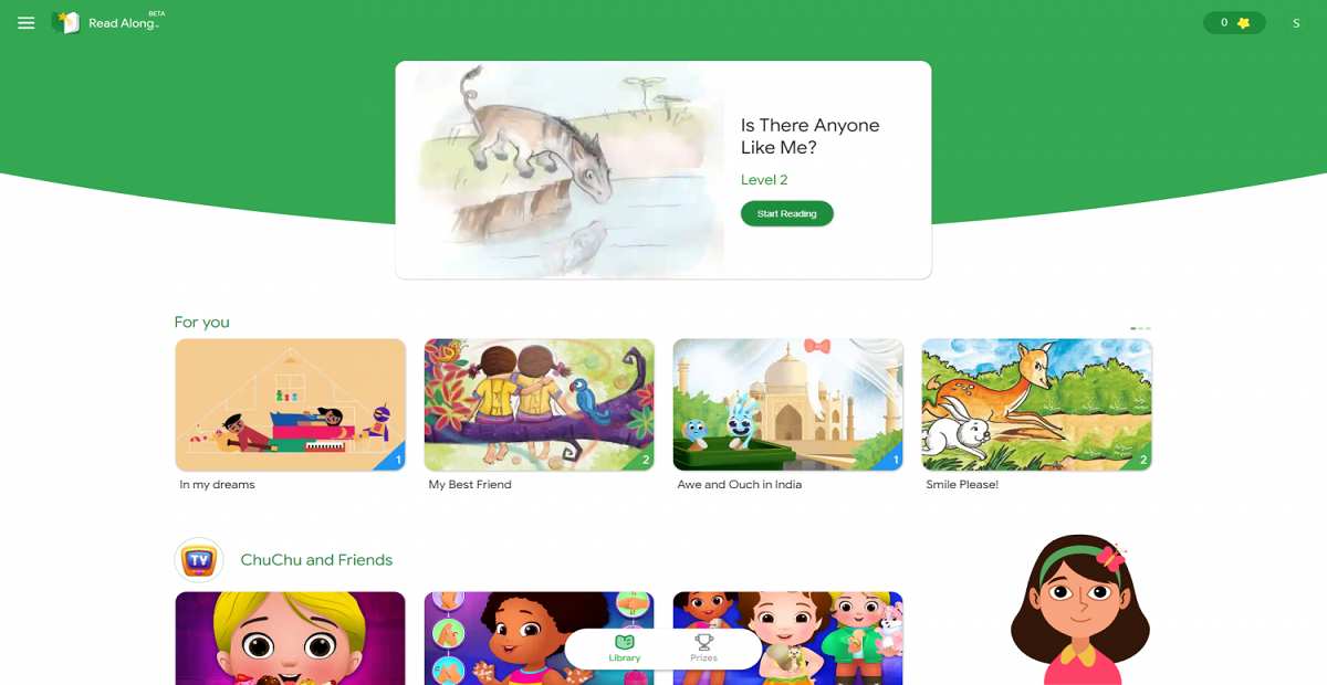 Google Launches Website For its Read Along App