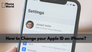 how to change Apple ID on iPhone