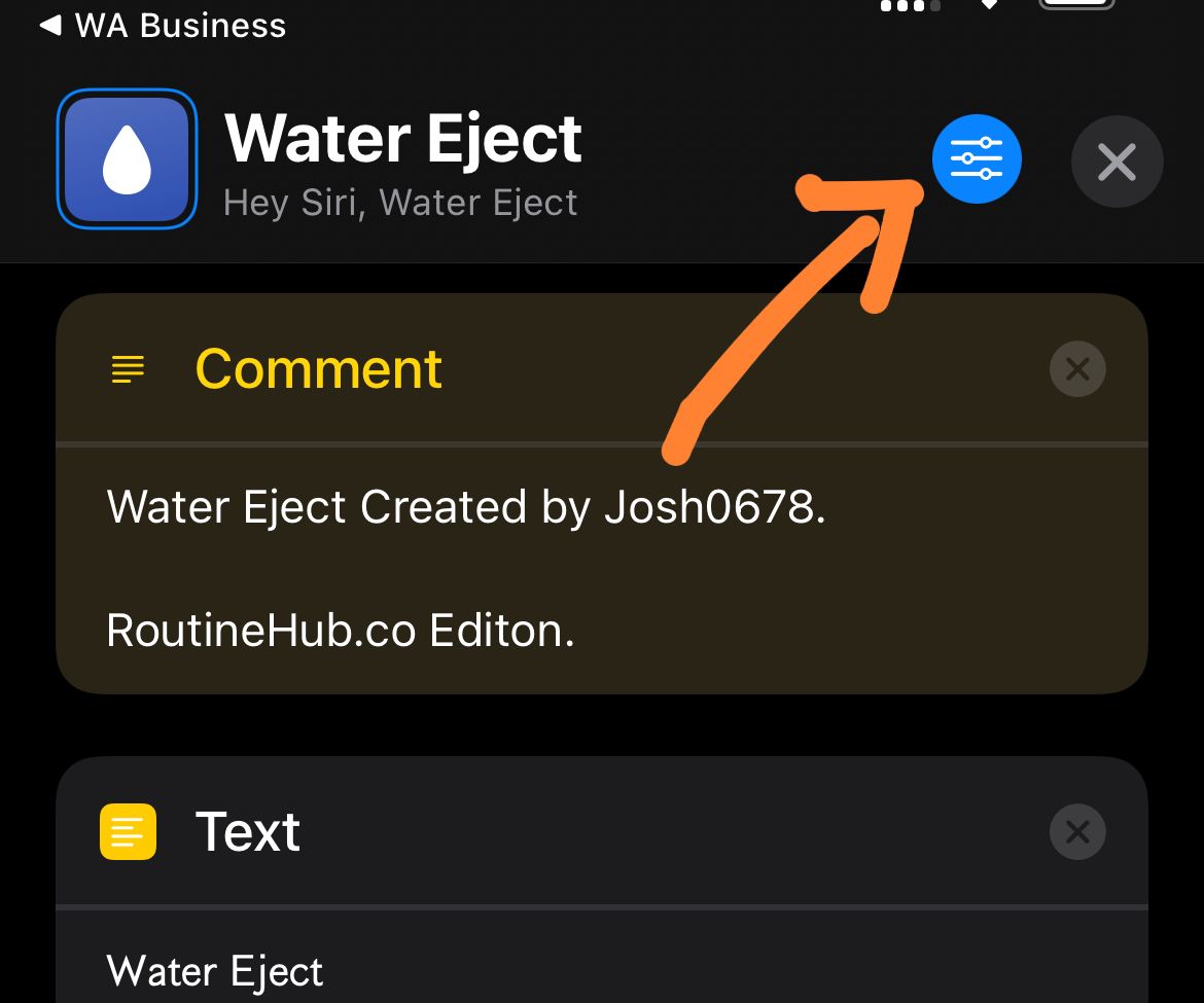 where is water eject on iPhone