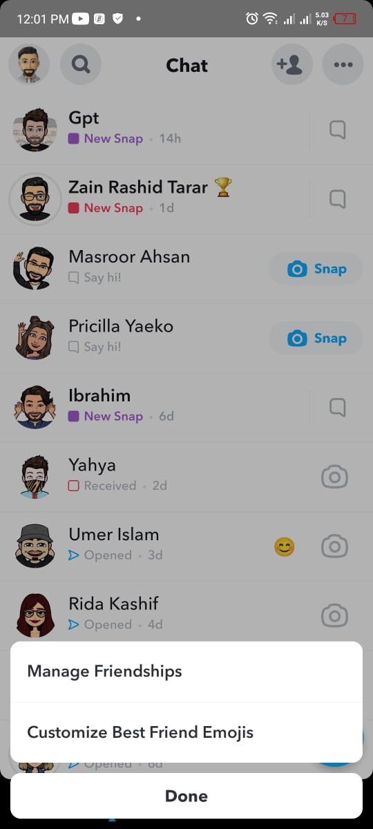 change snapchat emojis on iPhone & Samsung