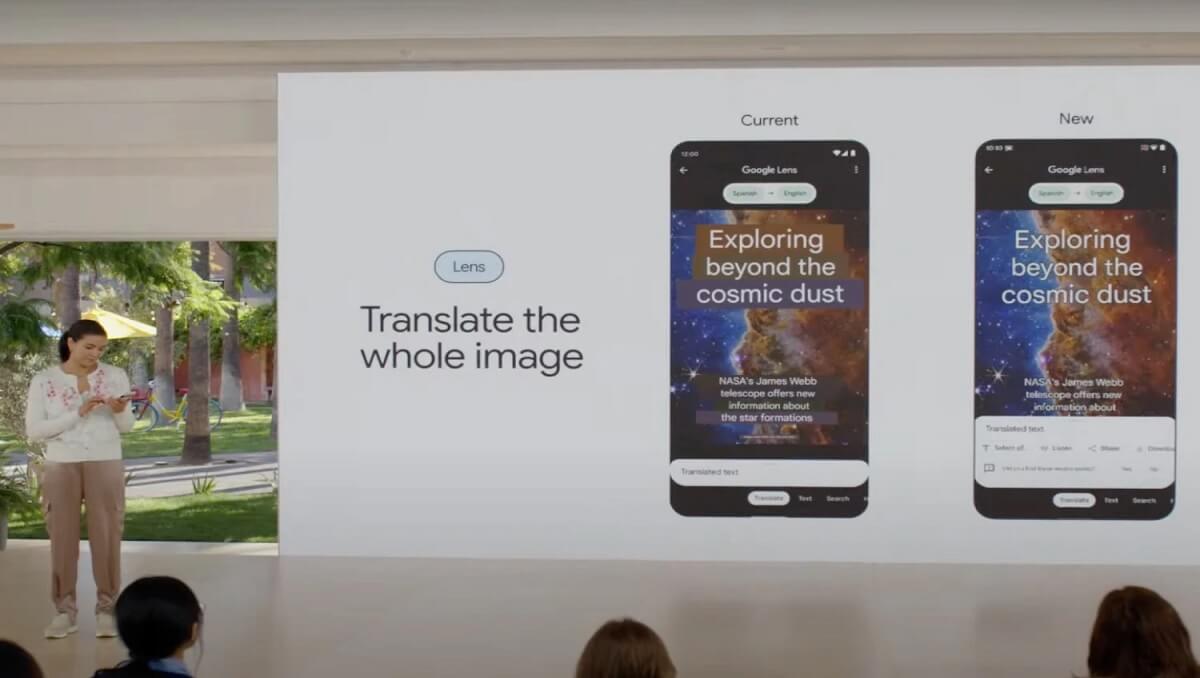 Google Lens AR Translate