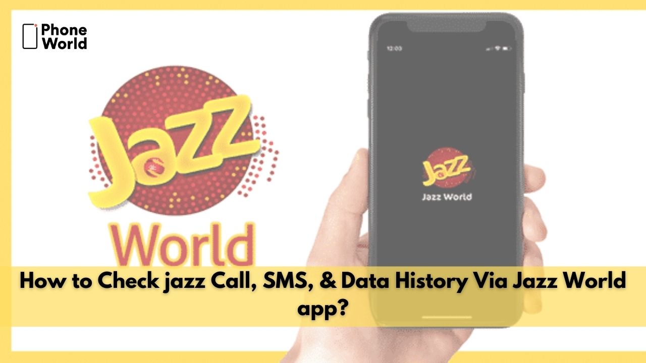 check jazz call sms data history