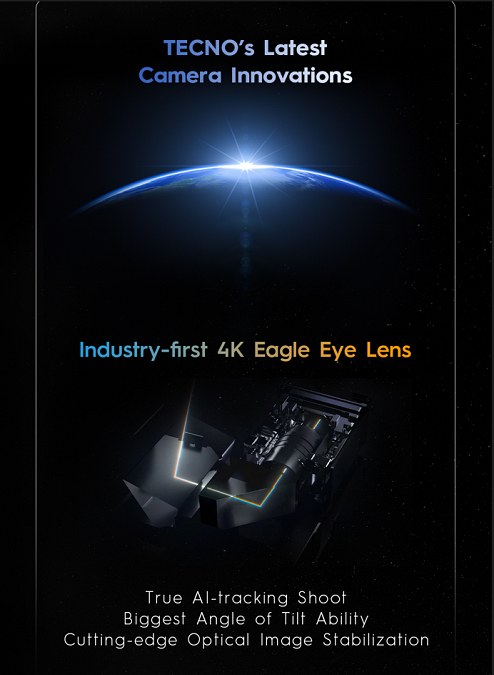 TECNO Eagle Eye Lens Technology Video
