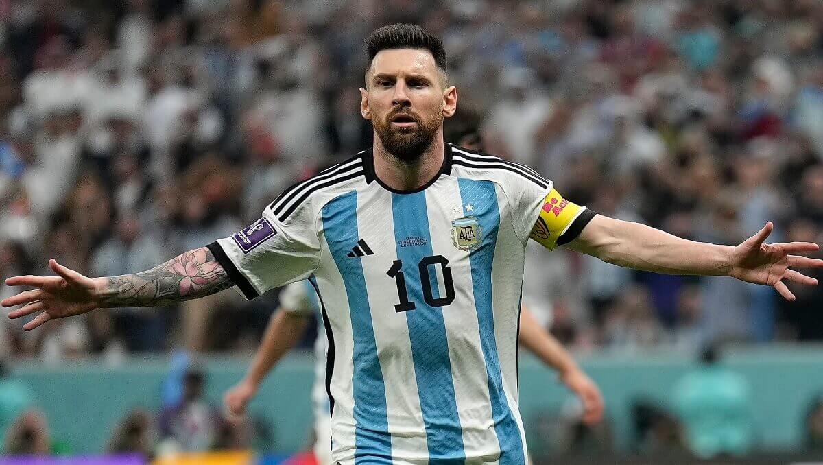 Messi's World Cup winning Photo