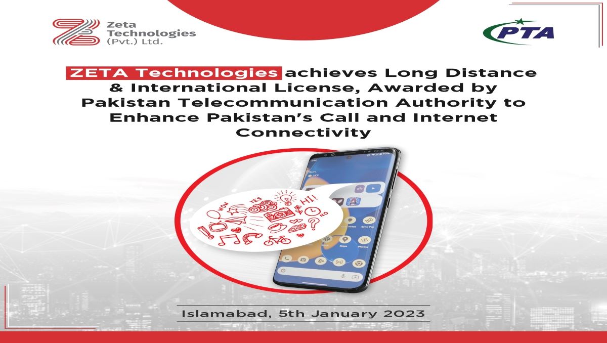 ZETA Applied sciences Achieves LDI License to boost Pakistan’s Name and Web Connectivity