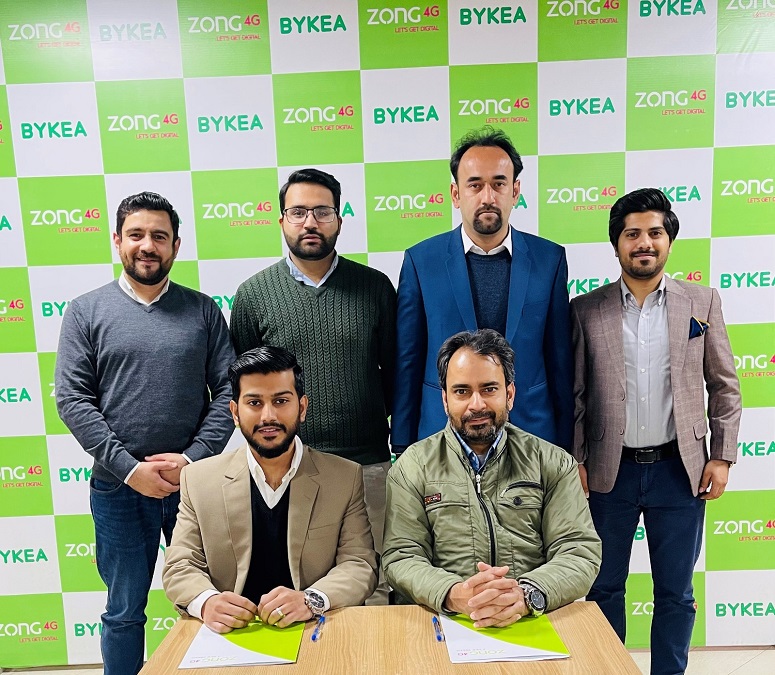 ZONG 4G Partners with BYKEA
