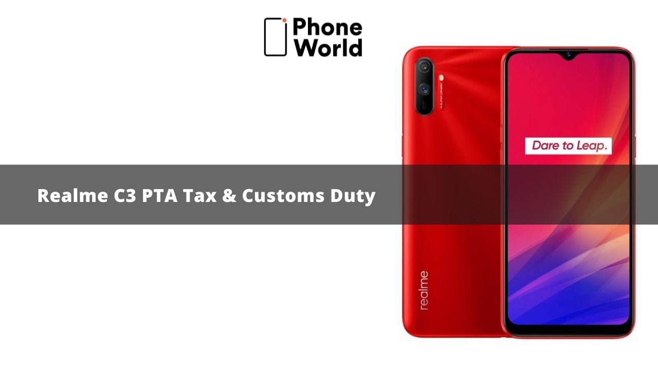 Realme C3 PTA Tax