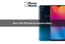 Vivo Y91 PTA Tax