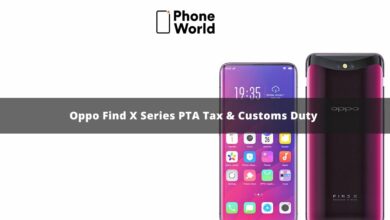 Oppo Find X Series PTA Tax