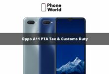 Oppo A11 PTA Tax