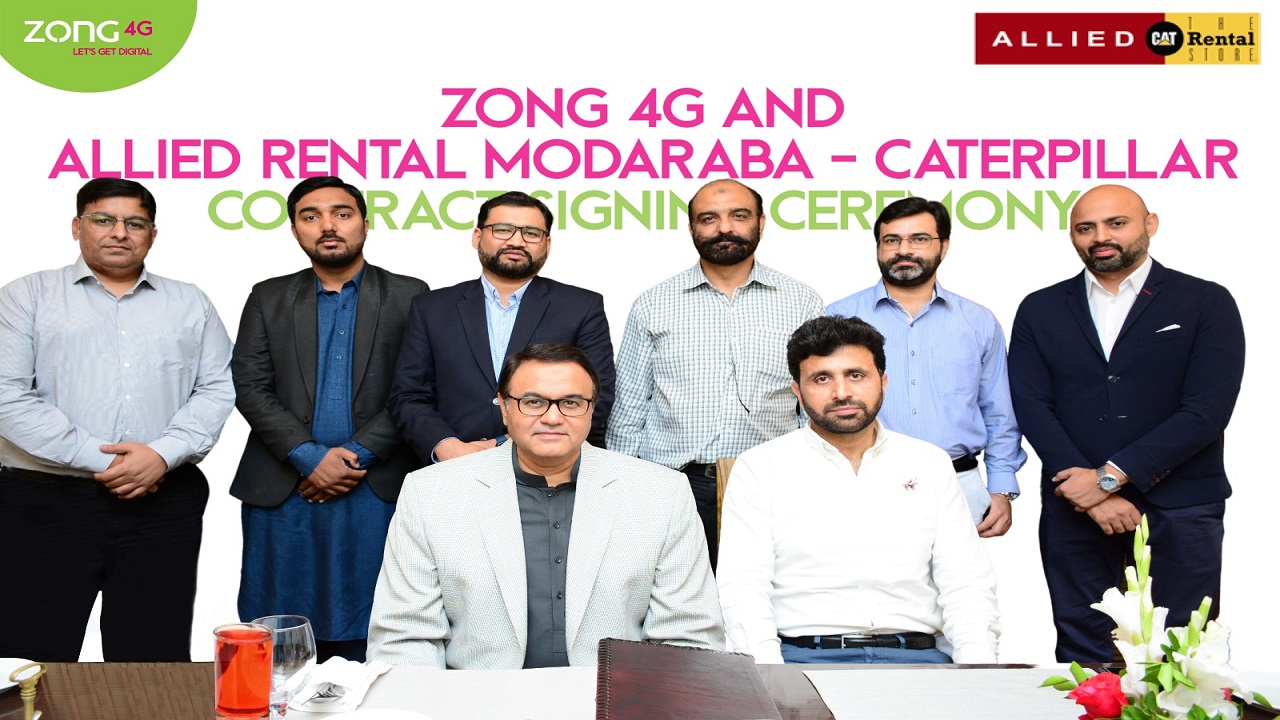 Zong 4G partners with Allied Rental Modaraba