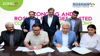 Zong 4G partners with Roshan Packages to provide customized and enhanced digital business solutions