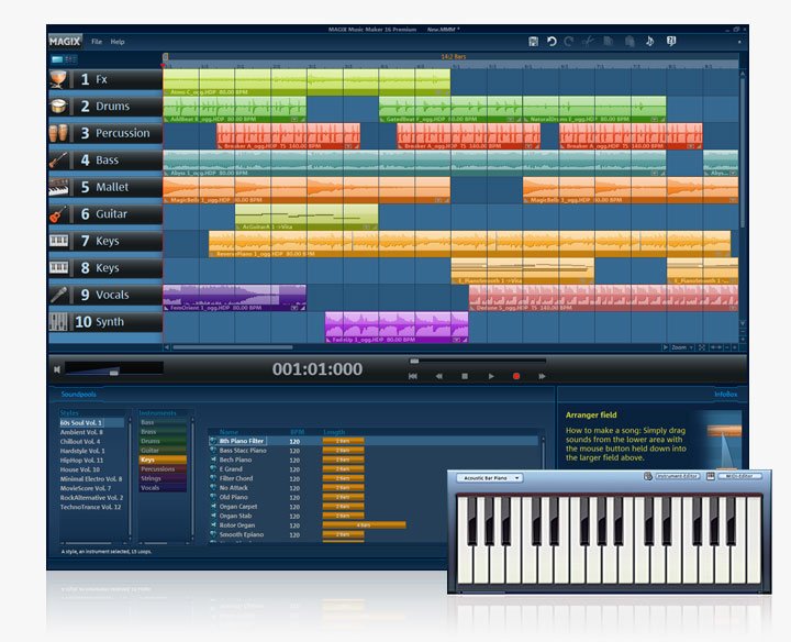 free software to create music beats