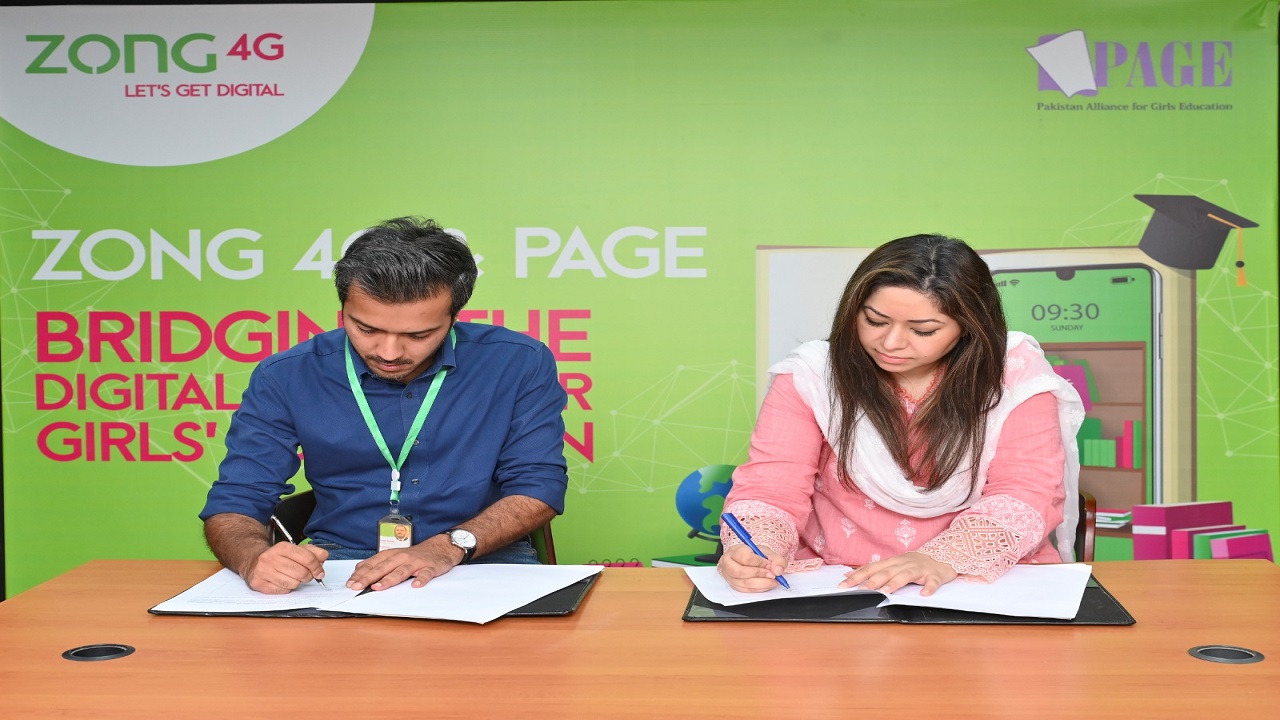 Zong 4G and PAGE Join Forces to Empower Girls' Education in Pakistan