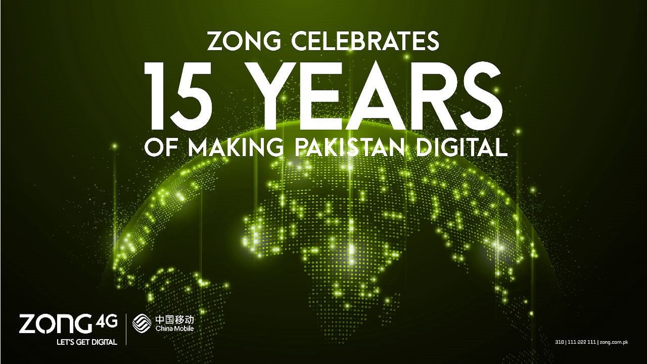 Zong 4G celebrates 15 years of success in Pakistan