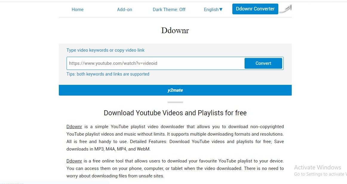 Download YT playlists and videos
