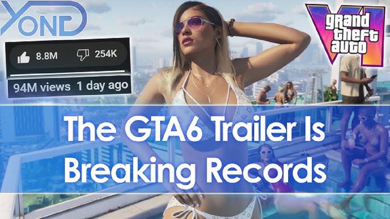 GTA 6 trailer breaks MrBeast's  record