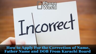 In this article, we are discussing how to apply for the correction of your name, your father's name or even your date of birth from the Karachi board.