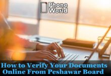 How to Verify Your Documents Online From Peshawar Board