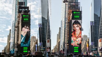 Maher Anjum and Hareem Rashid light up Times Square as Spotify’s EQUAL Pakistan Ambassadors