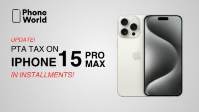 PTA tax on iPhone 15 Pro Max installments