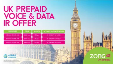 Stay Connected this Christmas with Zong 4G's Premium Data Roaming Bundles for the UK