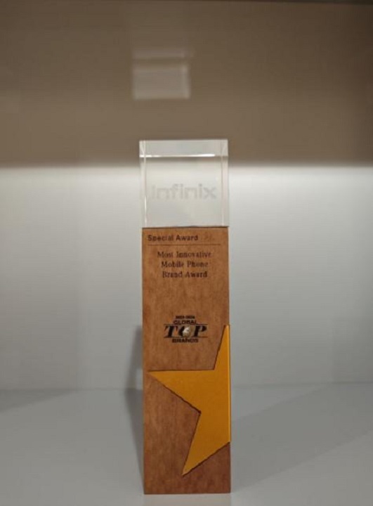 Infinix, received the 2023-2024 Most Innovative Mobile Phone Brand Awardat CES 2024

