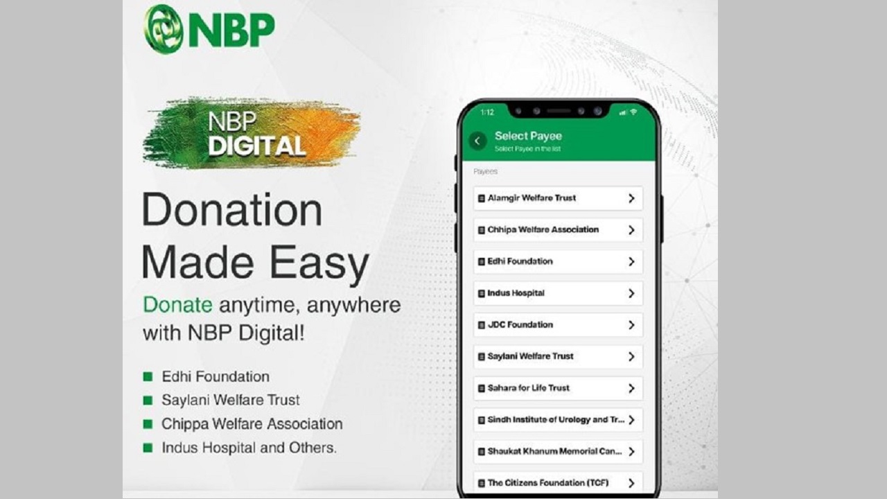 NBP Digital launches new mobile app donation feature