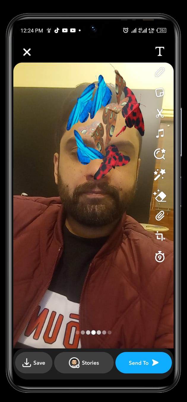 How to unlock butterfly filter on snapchat