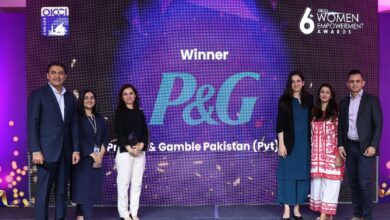 P&G PAKISTAN TAKES HOME CHAMPION OF 2023 AWARD AT THE 6TH ANNUAL OICCI WOMEN EMPOWERMENT AWARDS