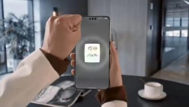 Huawei Air Gesture File Transfer
