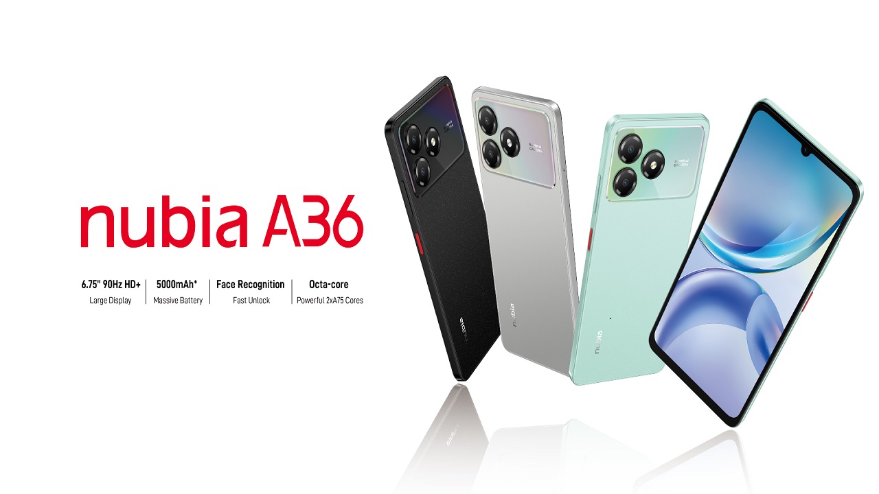 Nubia A36 Launches in Pakistan with Big Display and Strong Battery