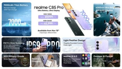Realme C85 Pro Debuts in Pakistan with 7000mAh Battery & IP69 Toughness